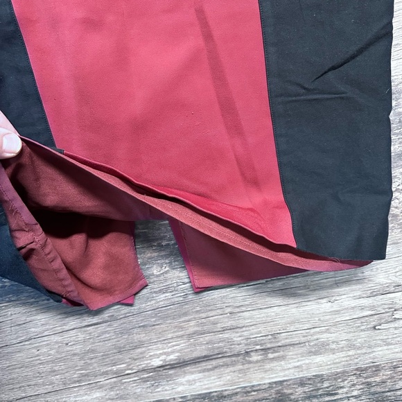 BCBG Red and Black Sleeveless Sheath Mini Dress for Cocktail - Picture 7 of 8